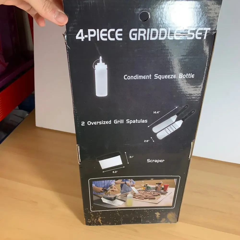 4-Piece BBQ Griddle Set